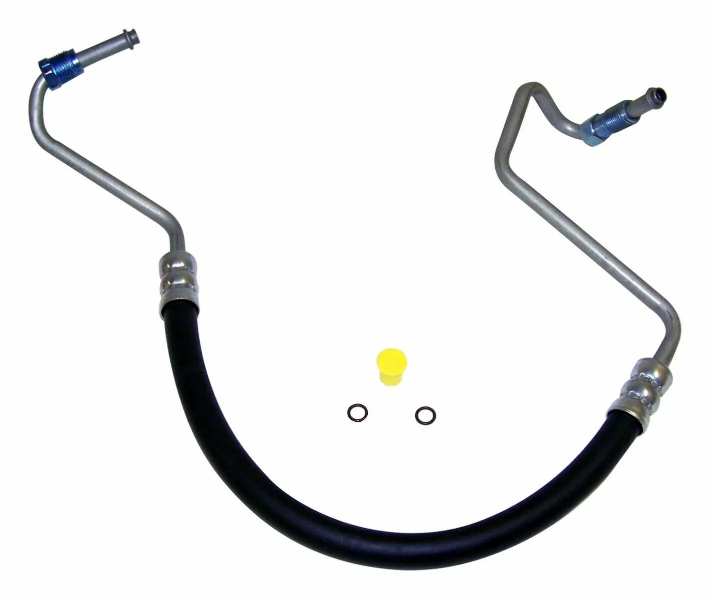 Crown Automotive - Metal Black Power Steering Pressure Hose - 52088489AB